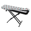 Cute Cartoon Donkey Pattern Print Piano Keyboard Cover