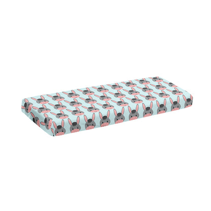 Cute Cartoon Donkey Pattern Print Piano Keyboard Cover
