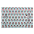 Cute Cartoon Donkey Pattern Print Placemat