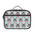 Cute Cartoon Donkey Pattern Print Portable Lunch Bag
