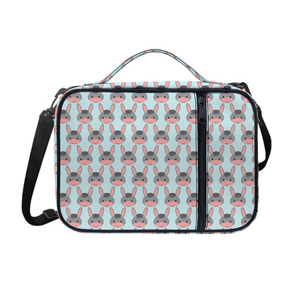 Cute Cartoon Donkey Pattern Print Shoulder Strap Bible Bag