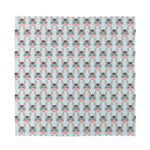 Cute Cartoon Donkey Pattern Print Silk Bandana