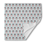 Cute Cartoon Donkey Pattern Print Silk Bandana