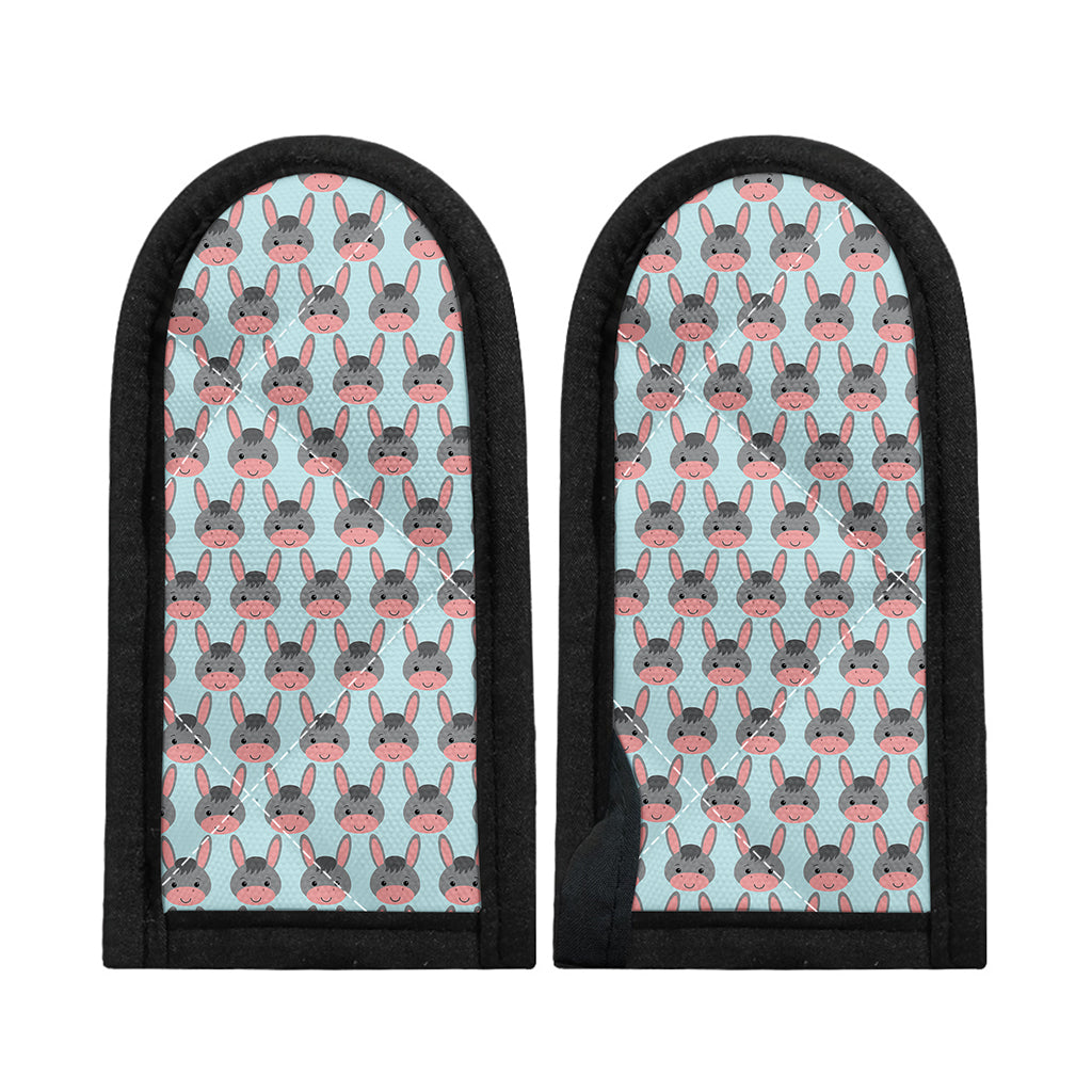 Cute Cartoon Donkey Pattern Print Skillet Handle Cover