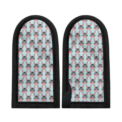 Cute Cartoon Donkey Pattern Print Skillet Handle Cover