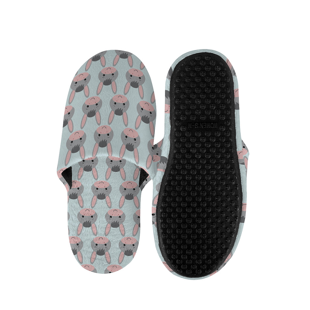Cute Cartoon Donkey Pattern Print Slippers