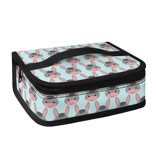 Cute Cartoon Donkey Pattern Print Small Lunch Bag