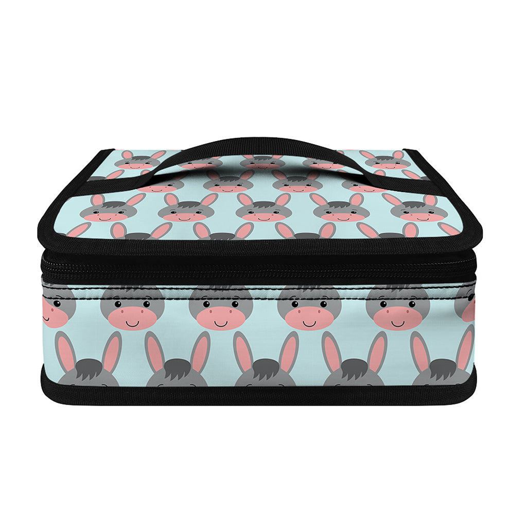 Cute Cartoon Donkey Pattern Print Small Lunch Bag