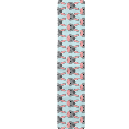 Cute Cartoon Donkey Pattern Print Table Runner