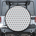 Cute Cartoon Donkey Pattern Print Tire Cover