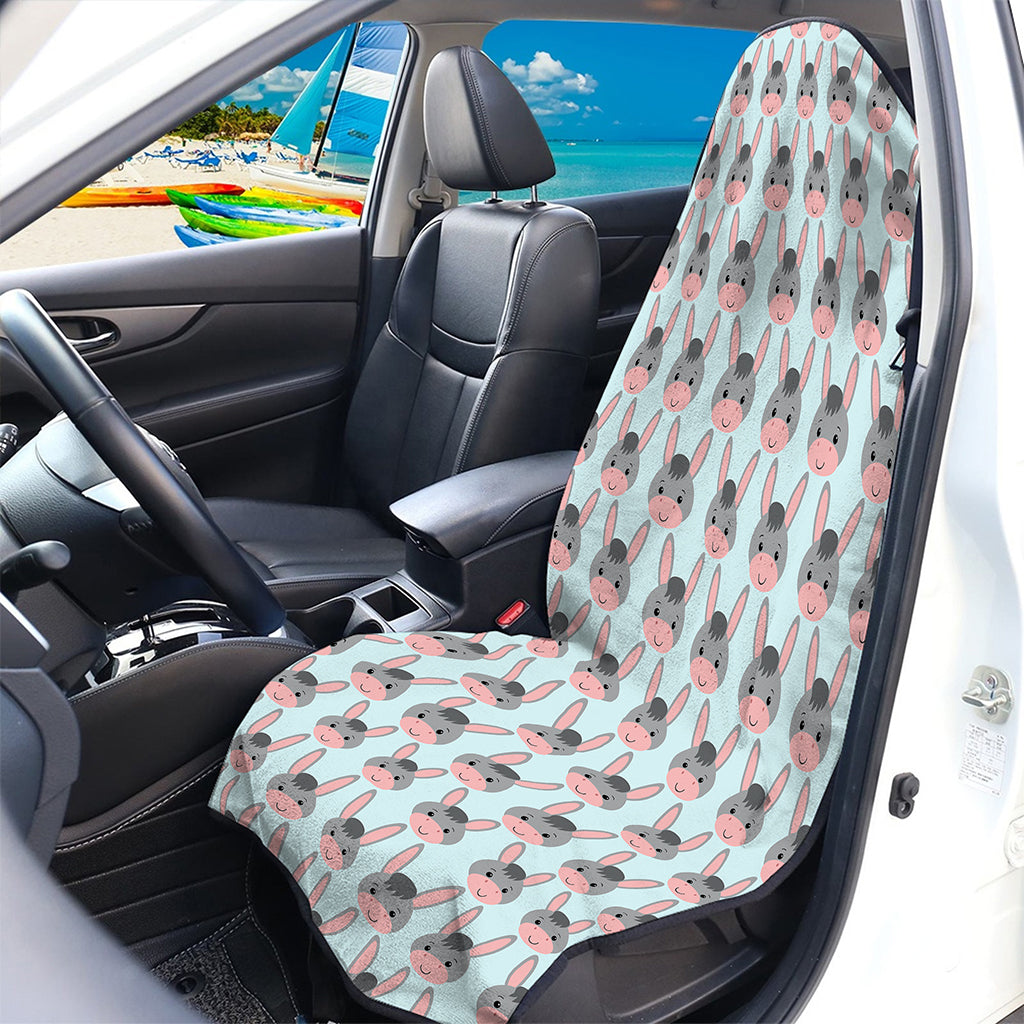 Cute Cartoon Donkey Pattern Print Waterproof Car Seat Cover