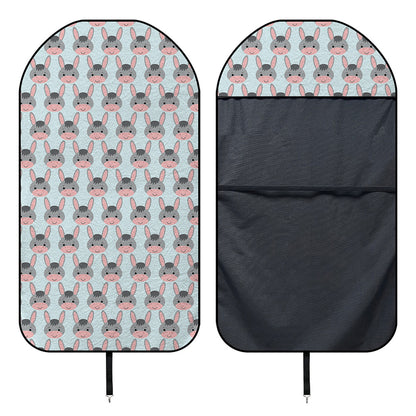 Cute Cartoon Donkey Pattern Print Waterproof Car Seat Cover
