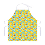 Cute Cartoon Duck Pattern Print Adjustable Apron