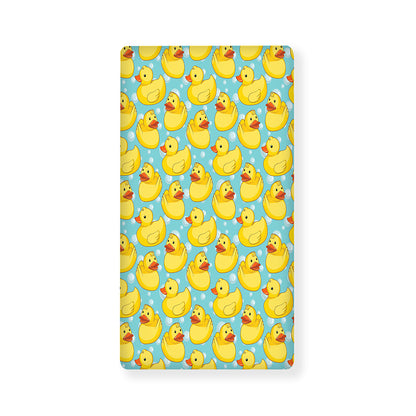 Cute Cartoon Duck Pattern Print Baby Crib Sheet
