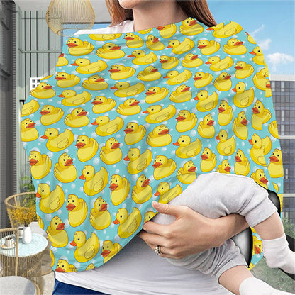 Cute Cartoon Duck Pattern Print Baby Seat Cover