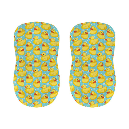 Cute Cartoon Duck Pattern Print Bar Stool Covers