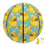 Cute Cartoon Duck Pattern Print Basketball