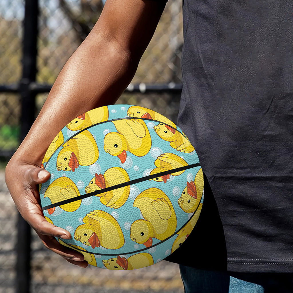 Cute Cartoon Duck Pattern Print Basketball