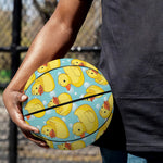 Cute Cartoon Duck Pattern Print Basketball