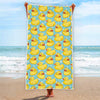 Cute Cartoon Duck Pattern Print Beach Towel