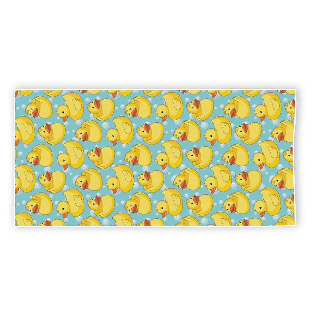 Cute Cartoon Duck Pattern Print Beach Towel