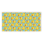 Cute Cartoon Duck Pattern Print Beach Towel