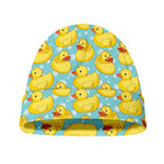 Cute Cartoon Duck Pattern Print Beanie