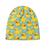 Cute Cartoon Duck Pattern Print Beanie