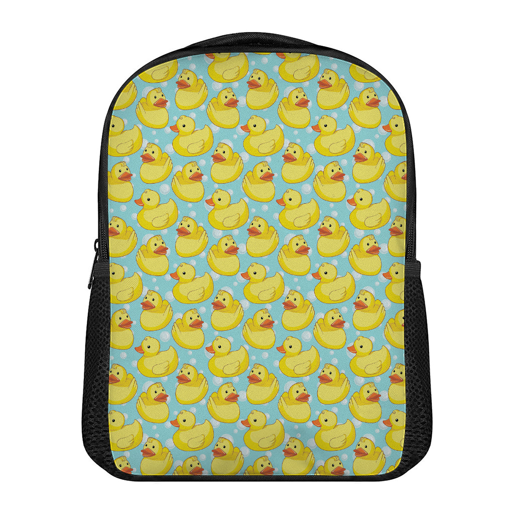 Cute Cartoon Duck Pattern Print Casual Backpack