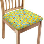 Cute Cartoon Duck Pattern Print Chair Cushion Cover