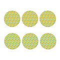 Cute Cartoon Duck Pattern Print Coaster Set