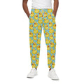 Cute Cartoon Duck Pattern Print Cotton Sweatpants