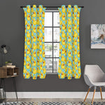 Cute Cartoon Duck Pattern Print Curtain