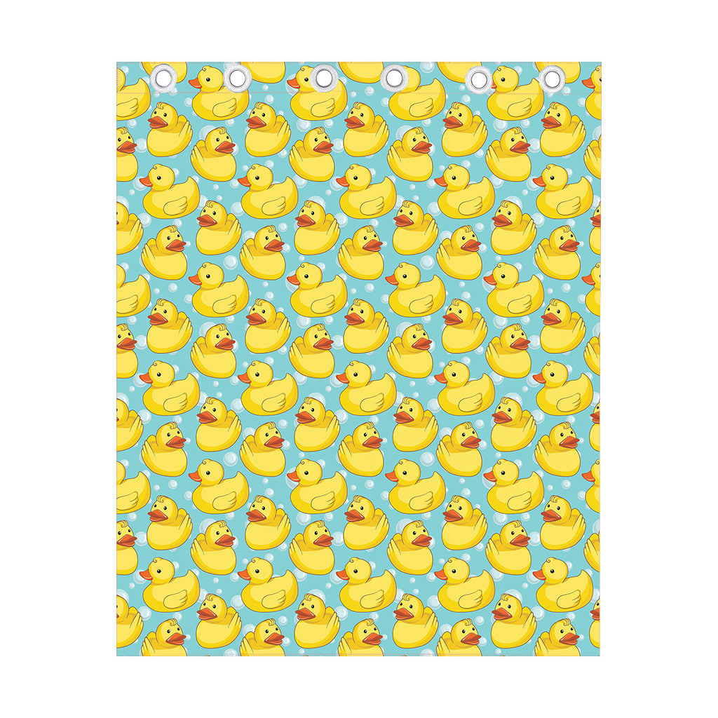 Cute Cartoon Duck Pattern Print Curtain