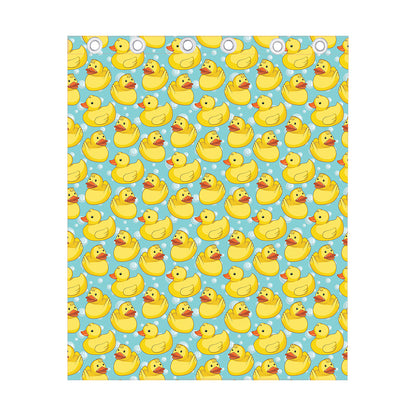 Cute Cartoon Duck Pattern Print Curtain