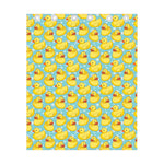 Cute Cartoon Duck Pattern Print Curtain