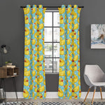 Cute Cartoon Duck Pattern Print Curtain
