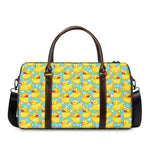 Cute Cartoon Duck Pattern Print Duffle Bag