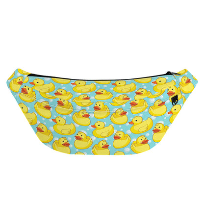 Cute Cartoon Duck Pattern Print Fanny Pack