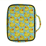 Cute Cartoon Duck Pattern Print Front Pocket Bible Bag