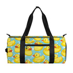 Cute Cartoon Duck Pattern Print Gym Bag
