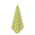 Cute Cartoon Duck Pattern Print Hand Towel