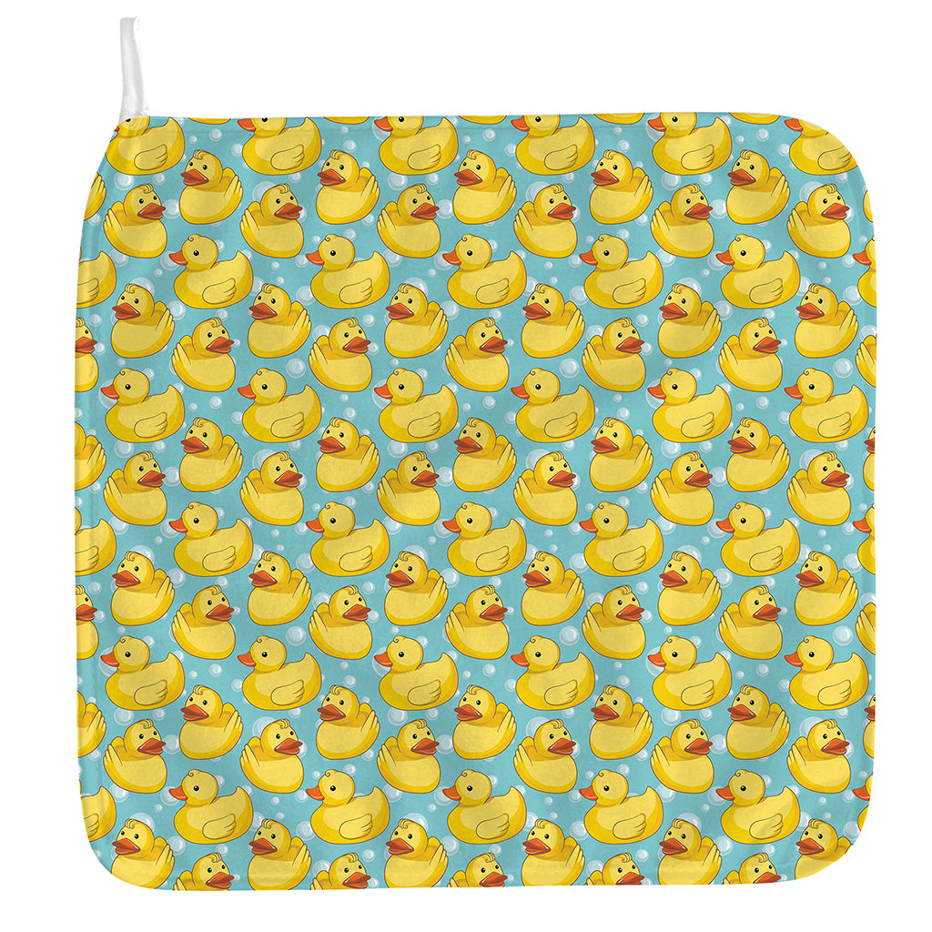 Cute Cartoon Duck Pattern Print Hand Towel