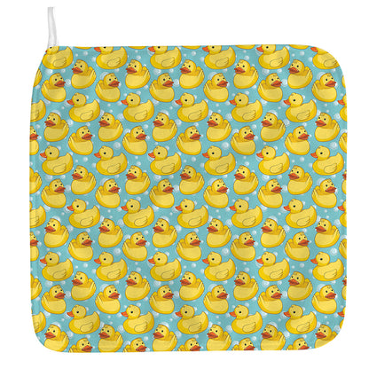 Cute Cartoon Duck Pattern Print Hand Towel