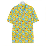 Cute Cartoon Duck Pattern Print Hawaiian Shirt