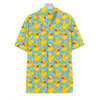 Cute Cartoon Duck Pattern Print Hawaiian Shirt