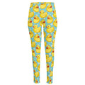 Cute Cartoon Duck Pattern Print High-Waisted Pocket Leggings