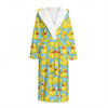 Cute Cartoon Duck Pattern Print Hooded Bathrobe