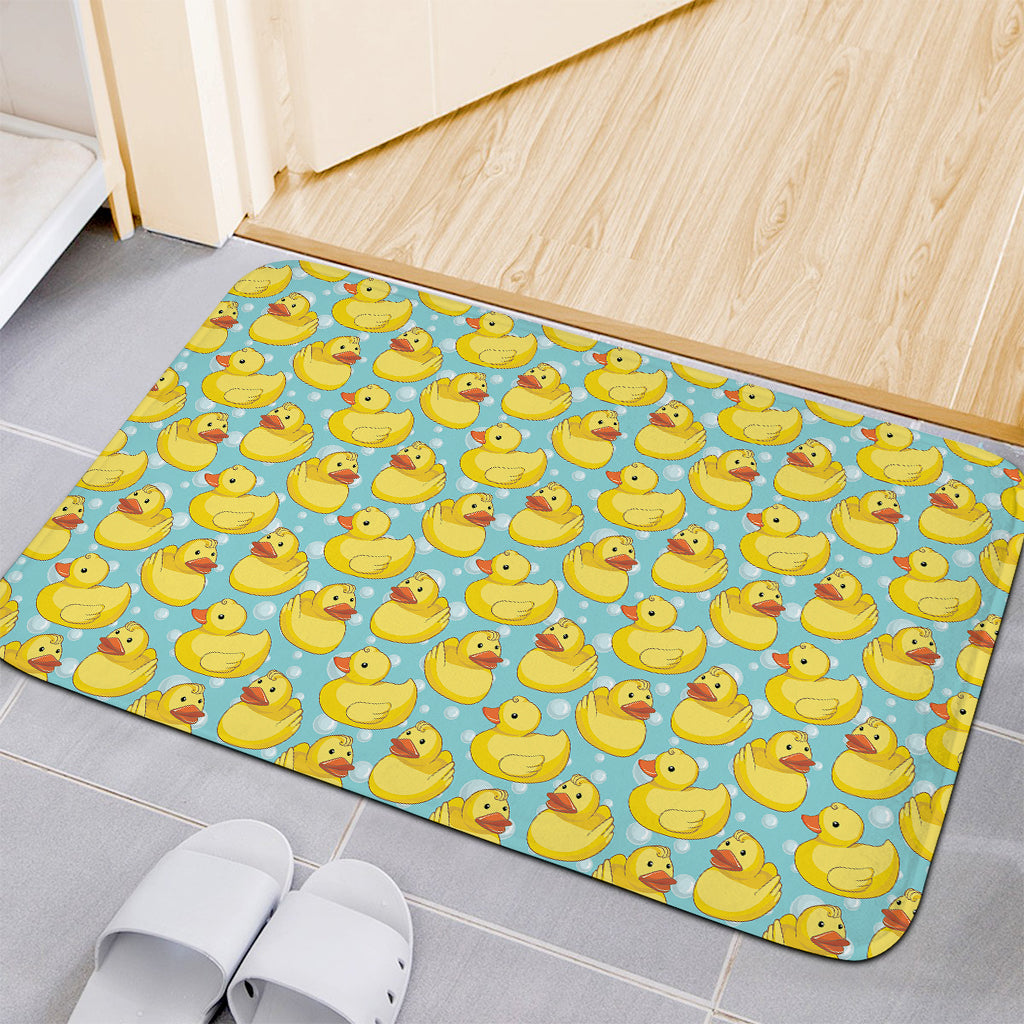 Cute Cartoon Duck Pattern Print Indoor Door Mat