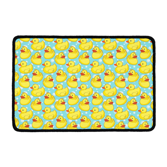 Cute Cartoon Duck Pattern Print Kitchen Mat